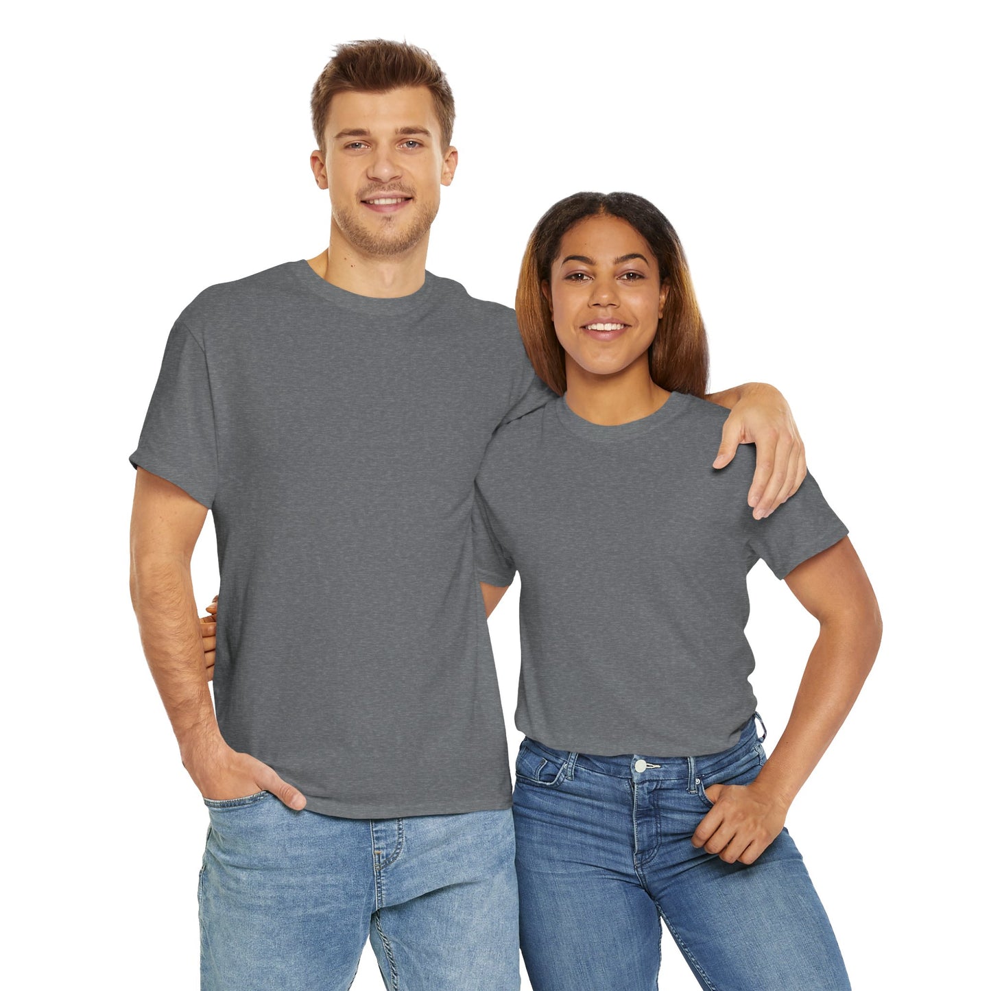 Graphite Heather - Unisex Cotton Tee